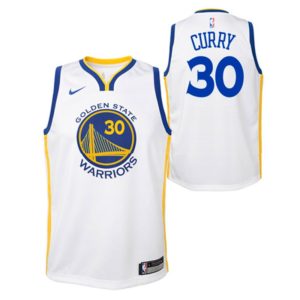 Golden State Warriors Nike NBA Association Edition Swingman Jersey Stephen Curry Youth