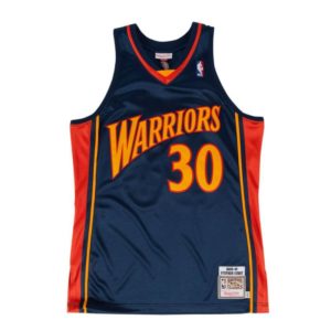 Golden State Warriors Mitchell & Ness Stephen Curry HWC Swingman Jersey 09-10